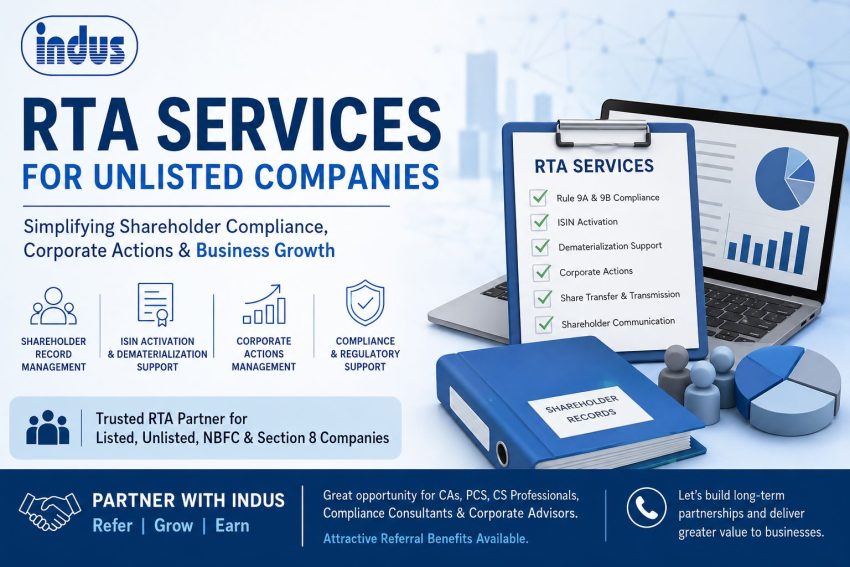 RTA Services for Unlisted Companies