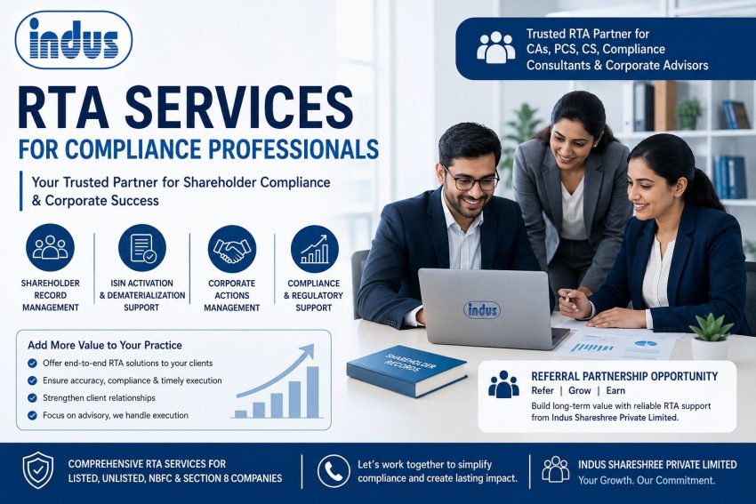 RTA Services for CAs & CS Professionals